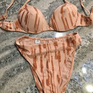Velvet cut La Perla luxury bikini -like new condition; worn once.